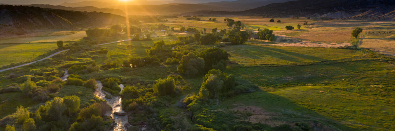 Ridgeway Ranch, Brush Creek Valley, Eagle County, Colorado. July 2019